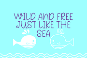 Ocean Blue, a Serif Font by Carrtoonz (Thumbnail 2 of 5)