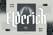 Elderich, a Blackletter Font by kerismaker (Thumbnail 1 of 12)