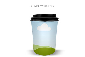 Takeaway Coffee Cup For Canva