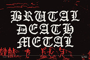 Doomer TM – Distressed Blackletter, a Blackletter Font by Type Mania (Thumbnail 6 of 10)
