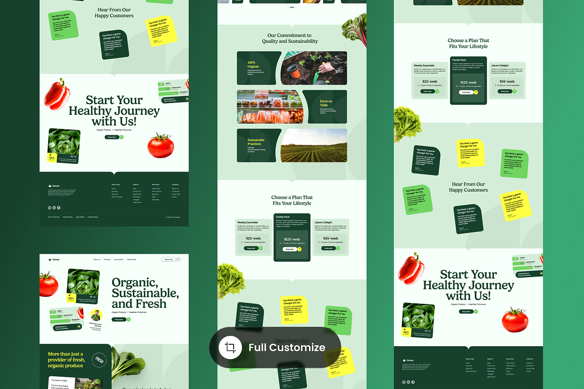 Agriculture Company Landing Page, a Landing Page Template by SLAB! Design (Photo 3 of 4)