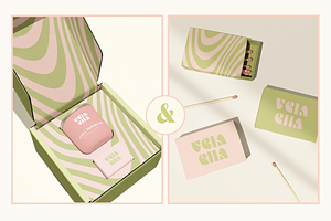 Candle and packaging mockup bundle