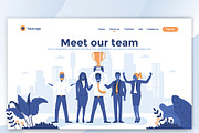 Landing page templates, an Education Illustration by Creative Graphics (Thumbnail 6 of 12)