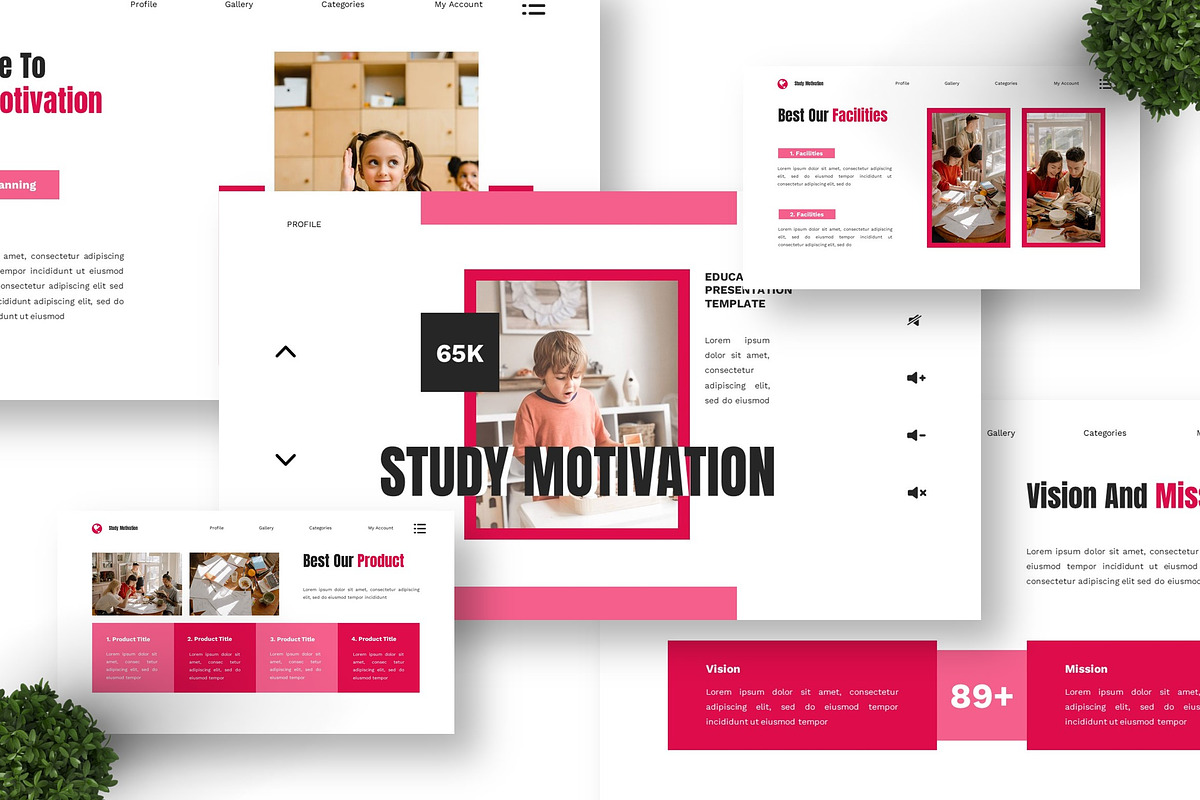 Study Motivation - Education PPT, a Presentation Template by Deepslide Studio (Photo 4 of 6)