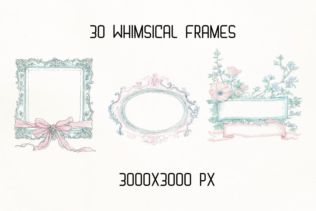 Whimsical Spring & Easter Mega Pack, a Decorative Illustration by GiraffeCreative (Photo 8 of 20)