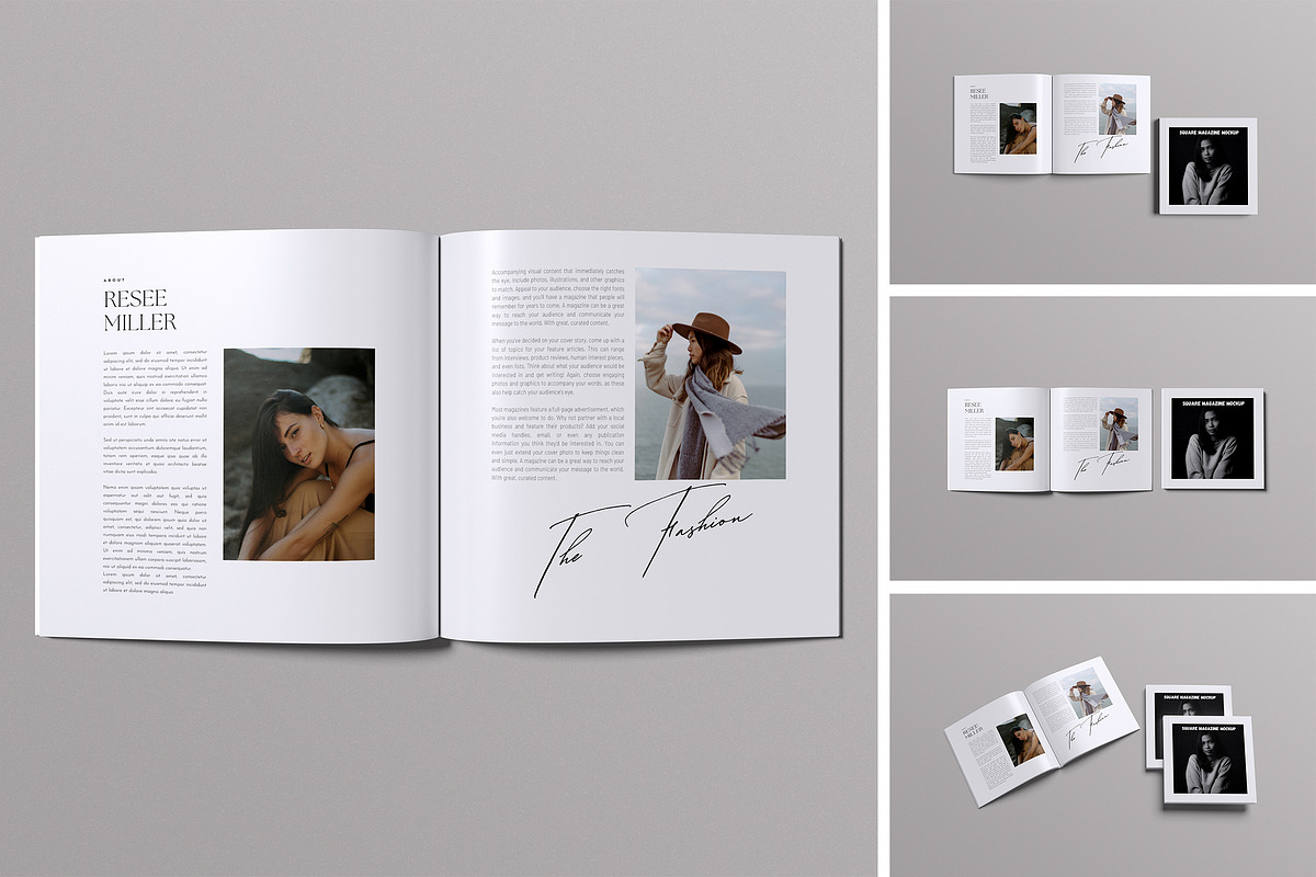 High-Quality Square Book Mockup, a Books & Magazine Mockup by swsi-studio (Photo 1 of 7)