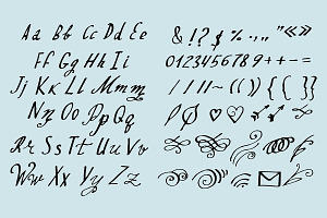 72 Vector Font