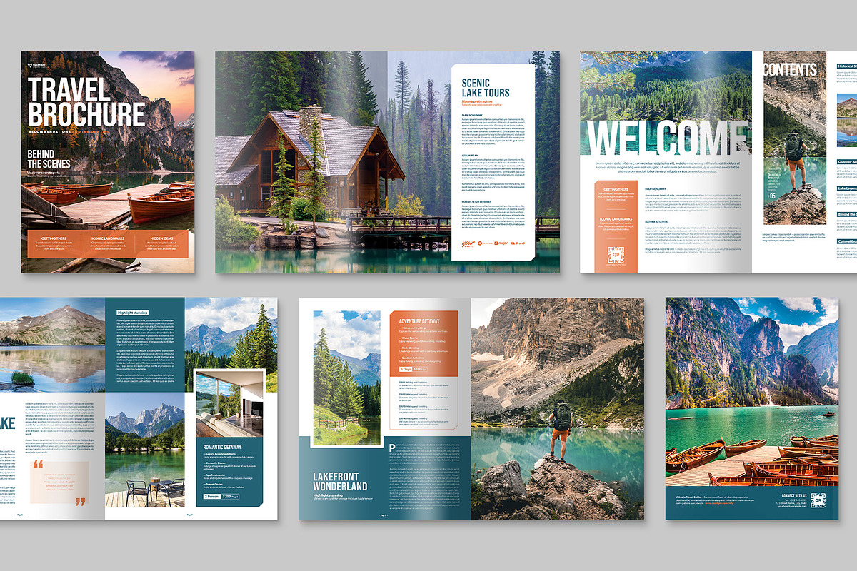 Travel Brochure Template, a Brochure Template by BrandPacks (Photo 2 of 6)