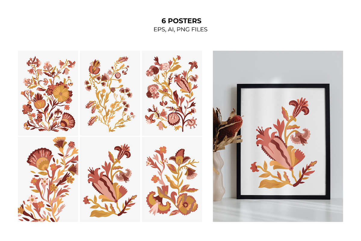 Floral Patterns Vector Clipart PNG, a Pattern Graphic by ARTMIRU (Photo 7 of 15)