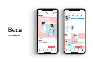 Beca - Instagram Posts Template