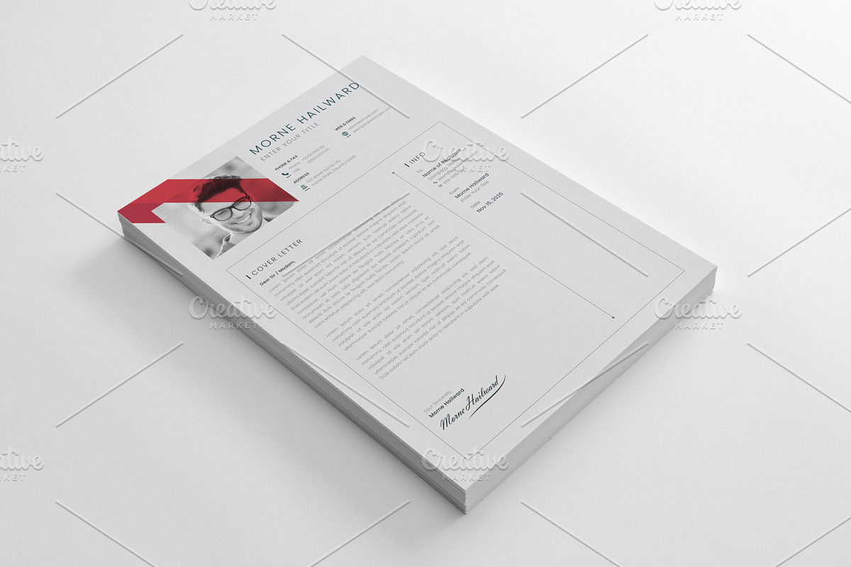 The Resume Set, a Resume Template by Cristal Pioneer (Photo 6 of 7)