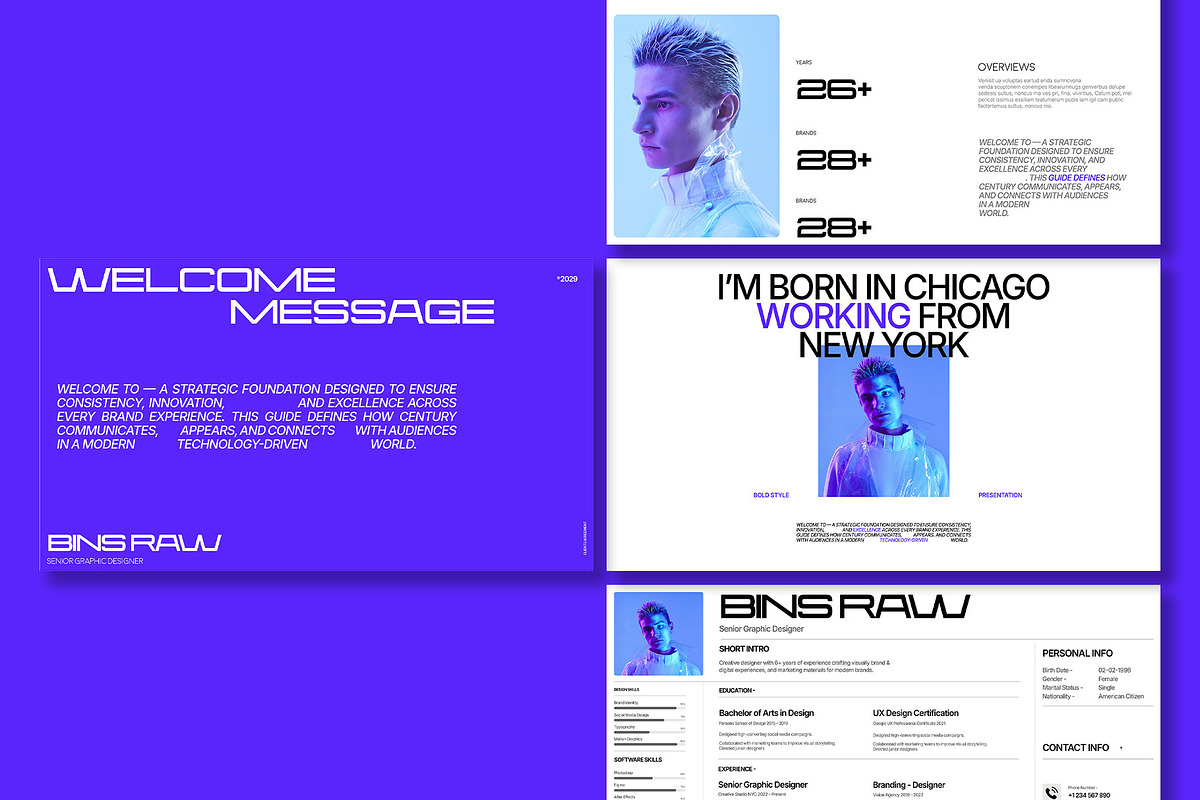 Personal Portfolio Presentation Deck, a Presentation Template by Templeste (Photo 5 of 7)