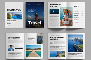 Travel Photo Album Book Template