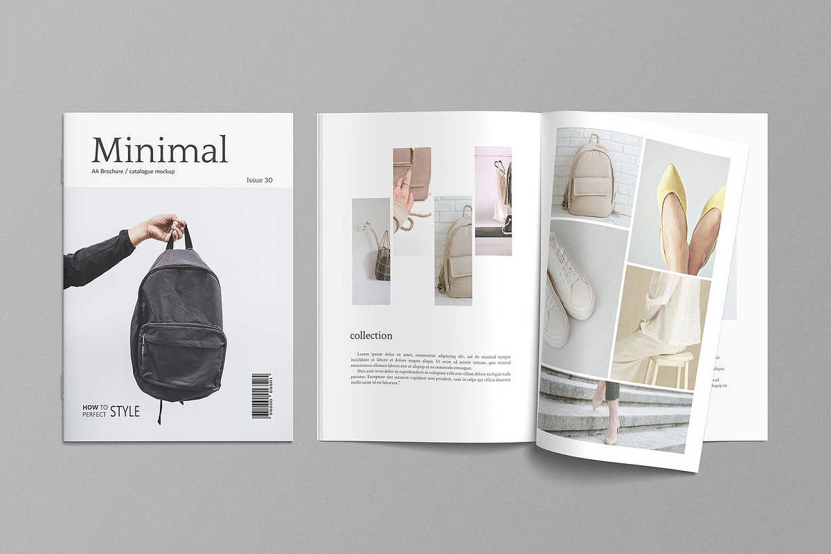 A4 Brochure / Catalog Mockup, a Books & Magazine Mockup by Hokagata (Photo 12 of 14)