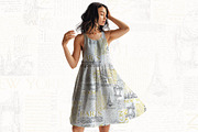 Vintage Travel Typography Pattern, a Pattern Graphic by StudioGlouna (Thumbnail 7 of 7)