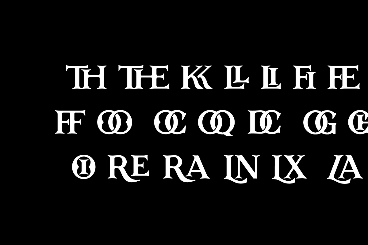 St. Monique Typeface preview 4