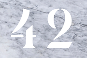 Caprino Stencil Font, a Font by hudlow (Thumbnail 3 of 5)