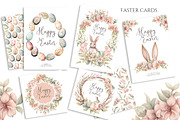 Watercolor Happy Easter Collection, a Decorative Illustration by Evgeniia (Thumbnail 2 of 17)
