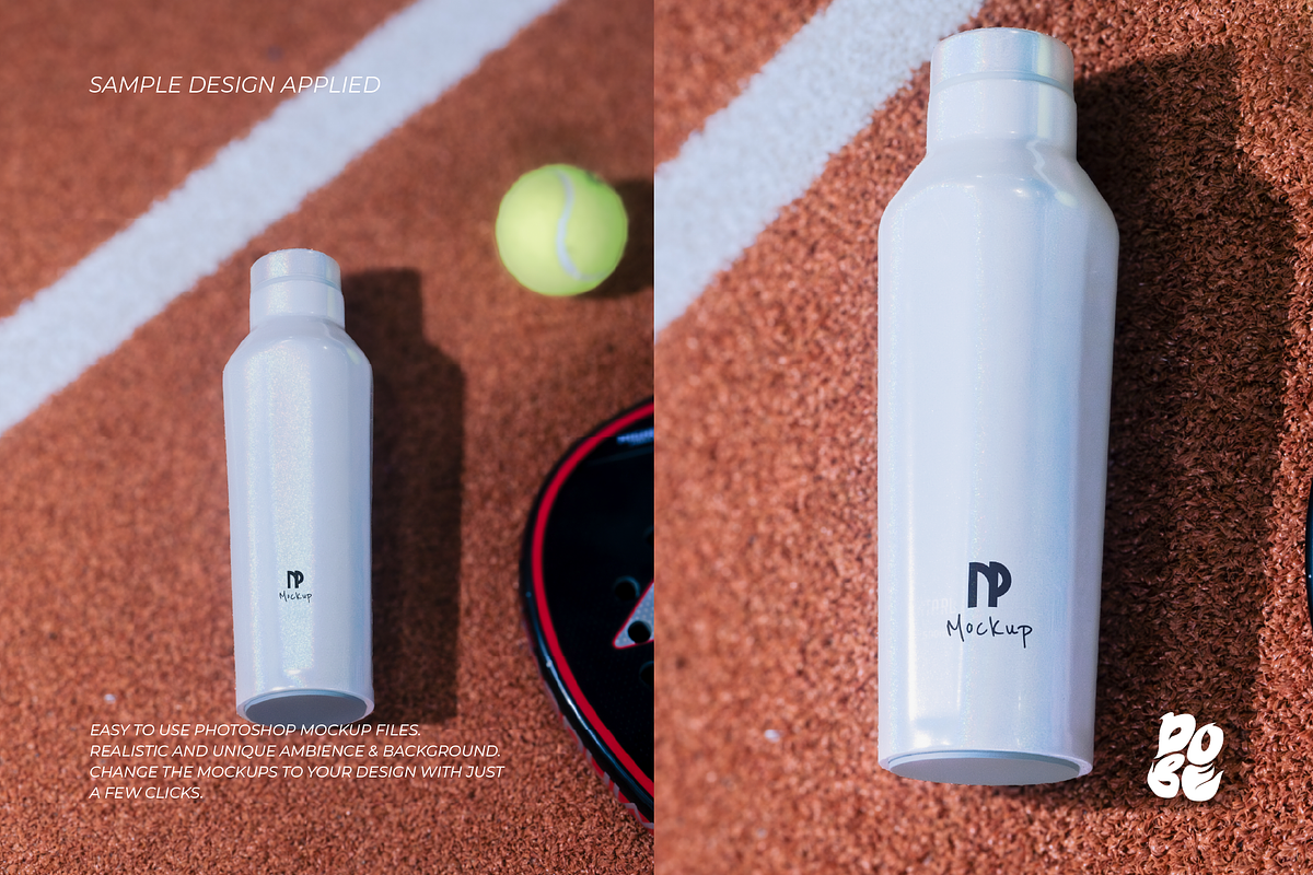 Tumbler Sport Mockup Set - Vol 1, a Merchandise Mockup by DOBE Studio (Photo 2 of 4)