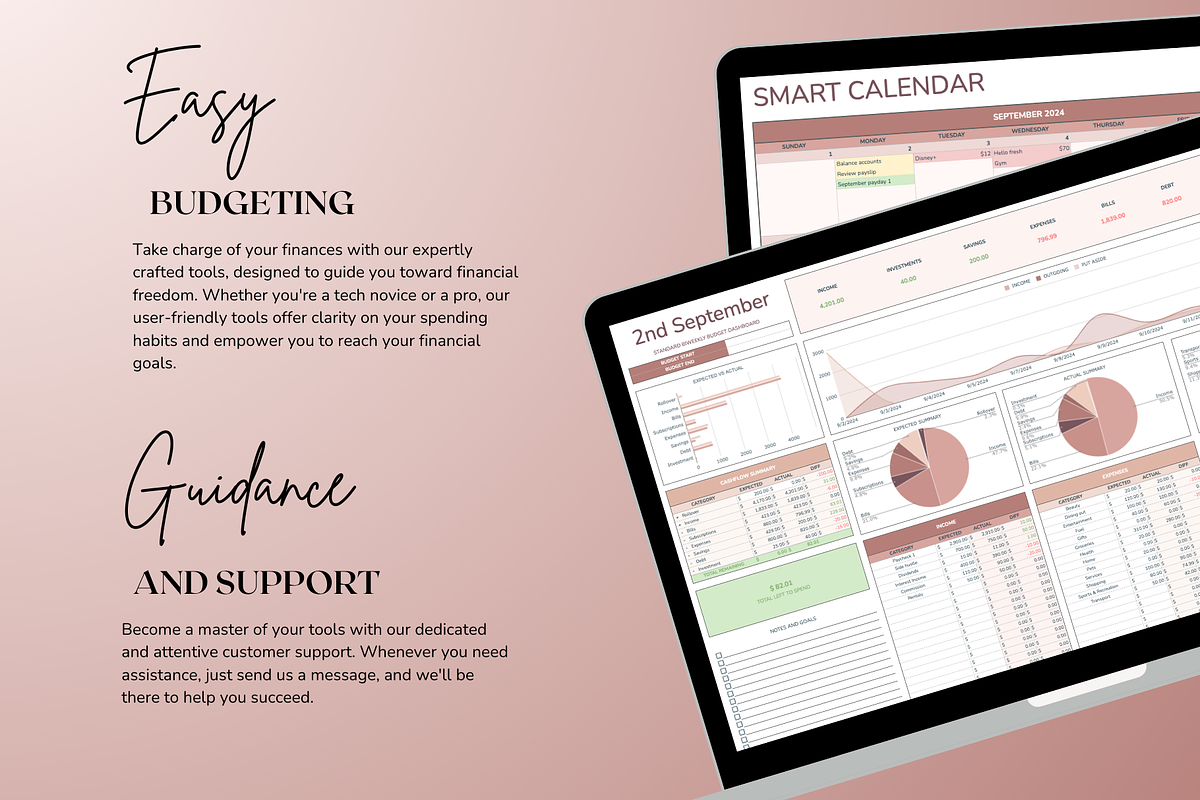 Standard Biweekly Budget - Neutral, a Templates & Theme by The Creative Plans co (Photo 9 of 10)