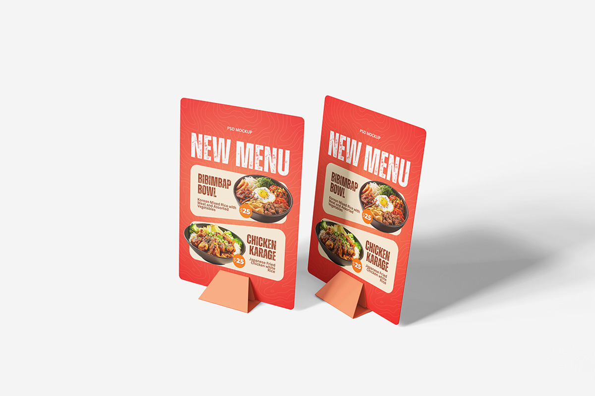 Menu Mockup, a Product Mockup by MrLetters (Photo 5 of 5)