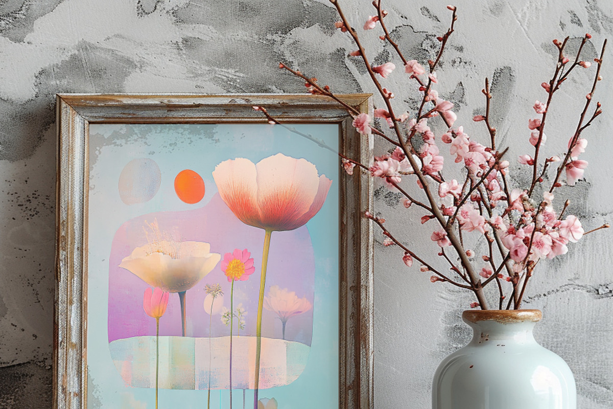 Spring Awakening Vibrant Papers, a Decorative Illustration by Fusion Dream (Photo 3 of 8)