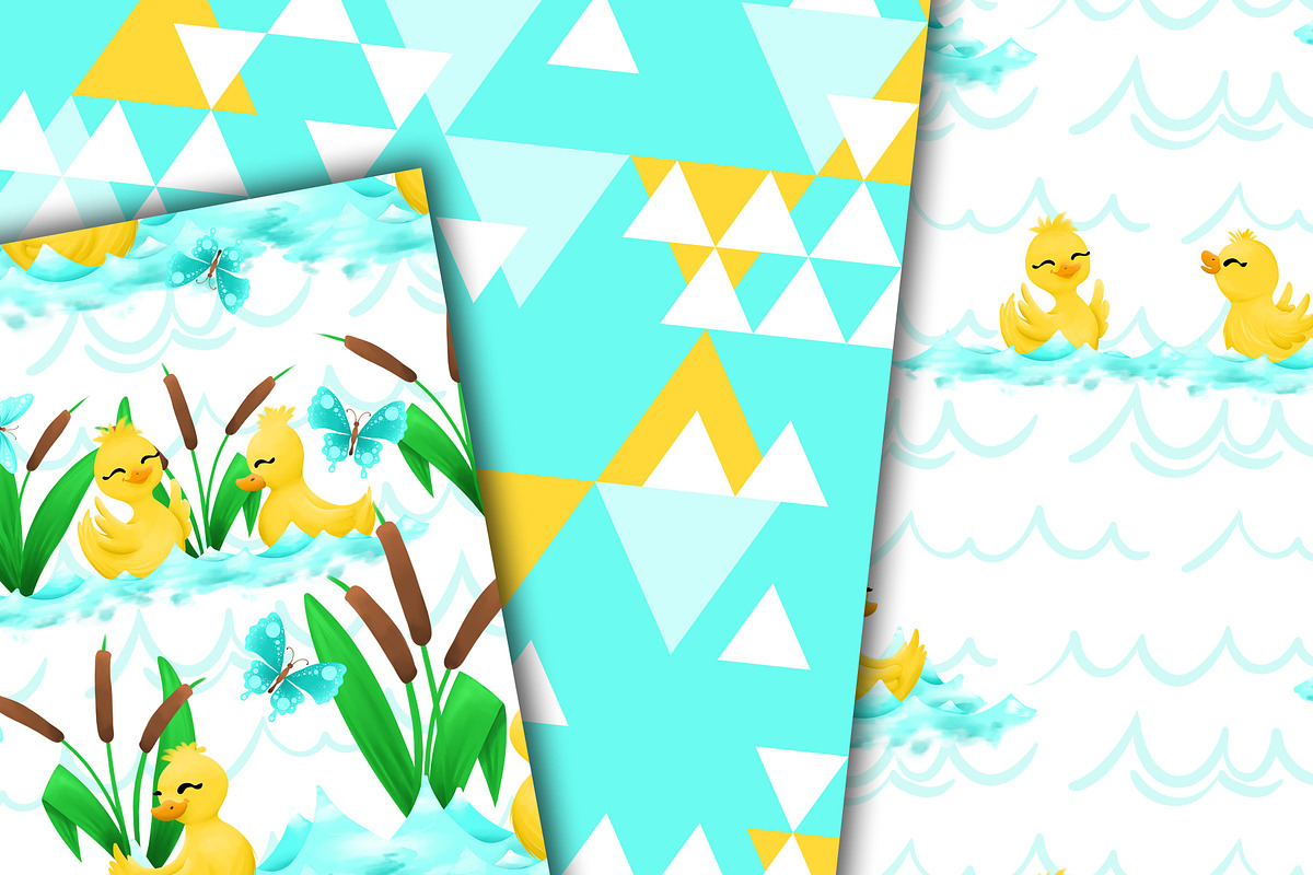 Little duckling, a Pattern Graphic by DarinaDigital (Photo 4 of 4)