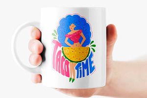 Taco Time Png Sublimation/jpeg/png