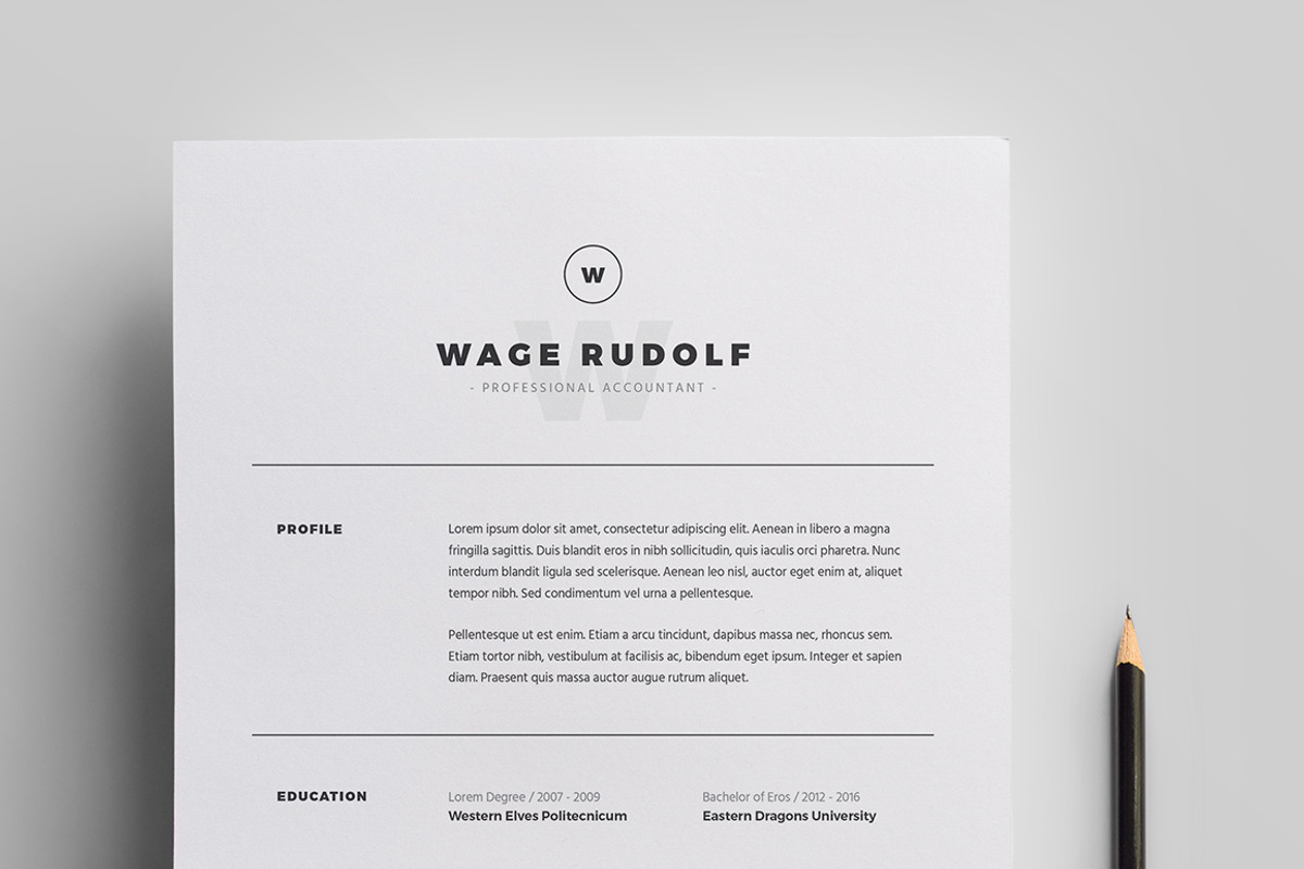 Resume / CV Template, a Resume Template by Page Craft (Photo 5 of 5)