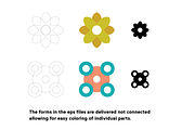 Poeta Floral Symbols, an Object Graphic by Tarallo Design (Thumbnail 7 of 8)