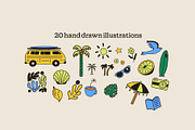 Summer Illustration Pack, a Seasonal Illustration by Nixon Design (Thumbnail 5 of 6)