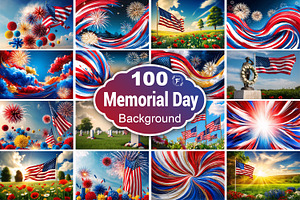 Memorial Day Background, a Background Graphic by Forhadx5