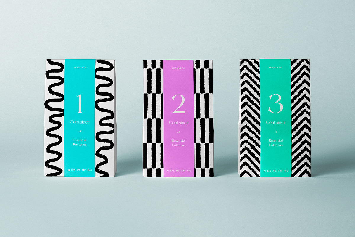 120 Hand-Drawn Organic Patterns, a Pattern Graphic by Rienne Studio (Photo 8 of 25)