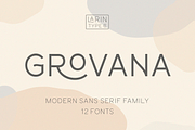 Grovana, a Sans Serif Font by Larin Type Co. (Thumbnail 1 of 14)