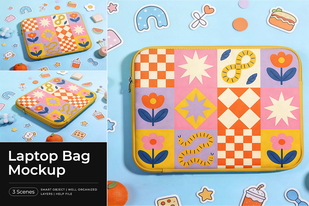 Laptop Bag Mockup, a Packaging Mockup by Pitchlook.Studio (Photo 1 of 3)