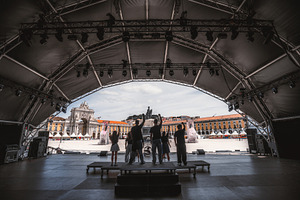 Pride stage at Praca do Comercio, a Holiday Photo by SkyNext