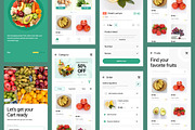 Fresh Market Delivery Mobile UI, an App Template by twinstd (Thumbnail 5 of 5)