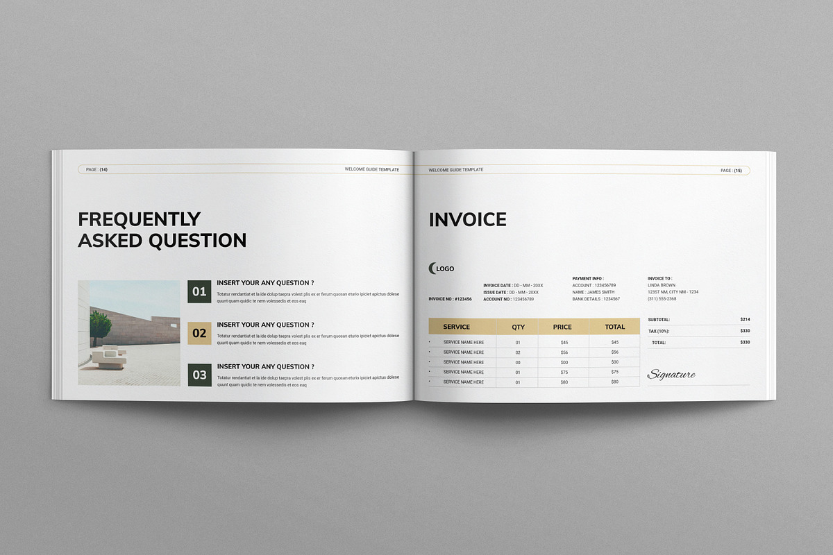Welcome Guide Template Landscape, a Magazine Template by E-Type (Photo 6 of 7)