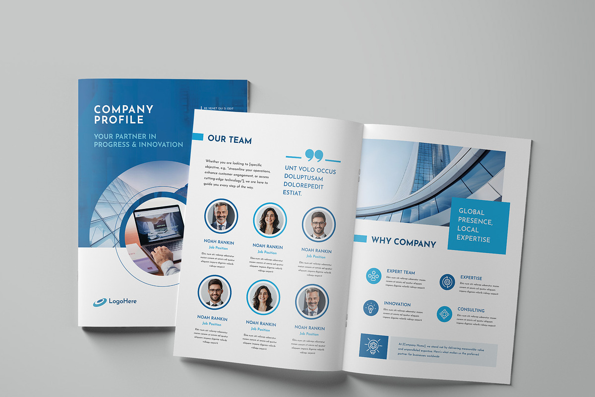 Company Profile | 16 Pages, a Brochure Template by BrochuresFactory (Photo 4 of 7)