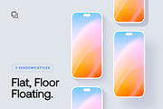 iPhone 18 Pro Clay - 24 Mockups, an iPhone Mockup by Asylab (Thumbnail 9 of 54)
