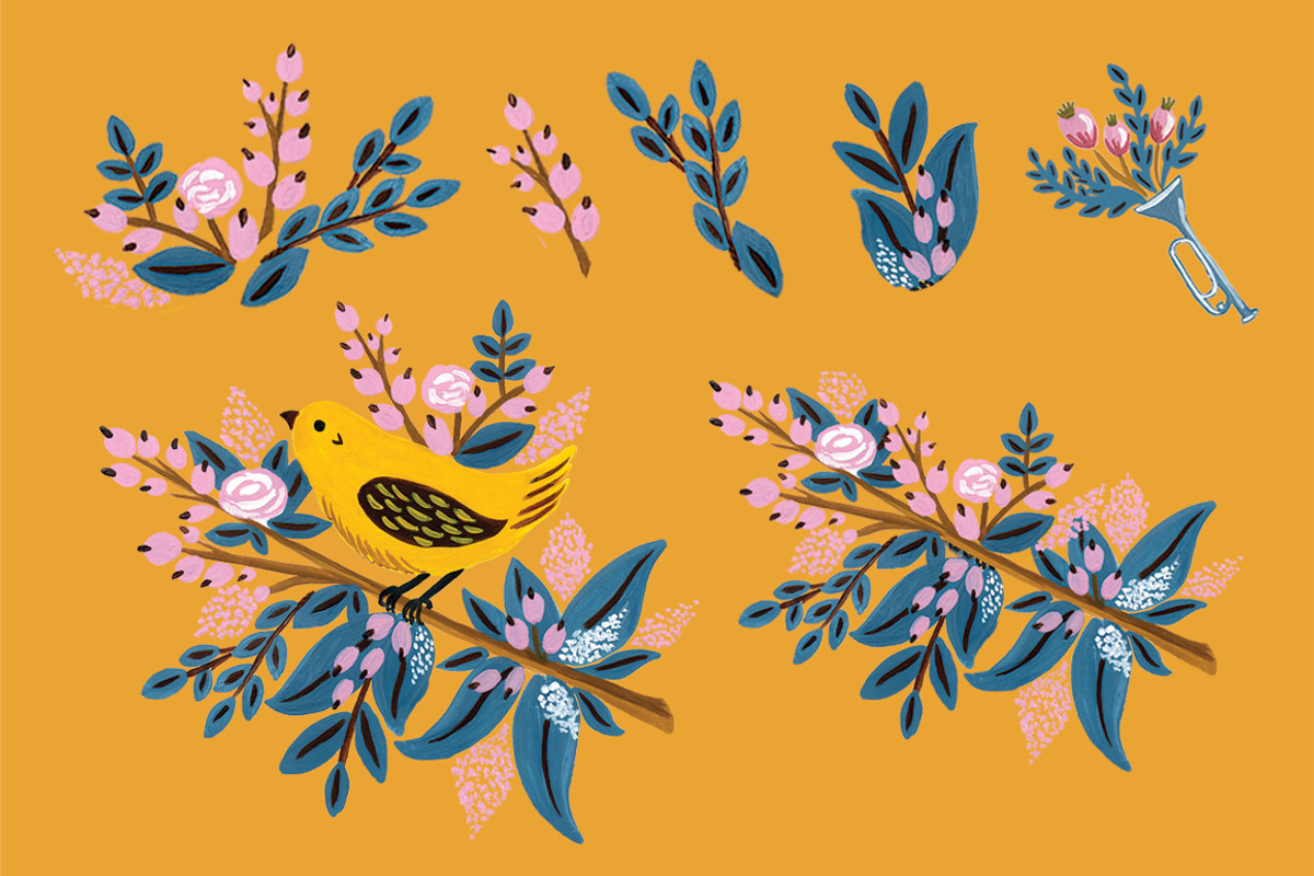 Autumn Bundle Seamless Pattern, a Pattern Graphic by AnzhelikaGerman (Photo 2 of 7)