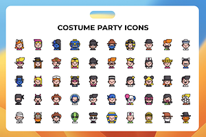 Costume Party Icons 2, a Duotone Icon by Wencory