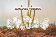 Western Cowboy Line Art Icon Pack, an Outline Icon by Pink Tiger Creative (Thumbnail 3 of 5)