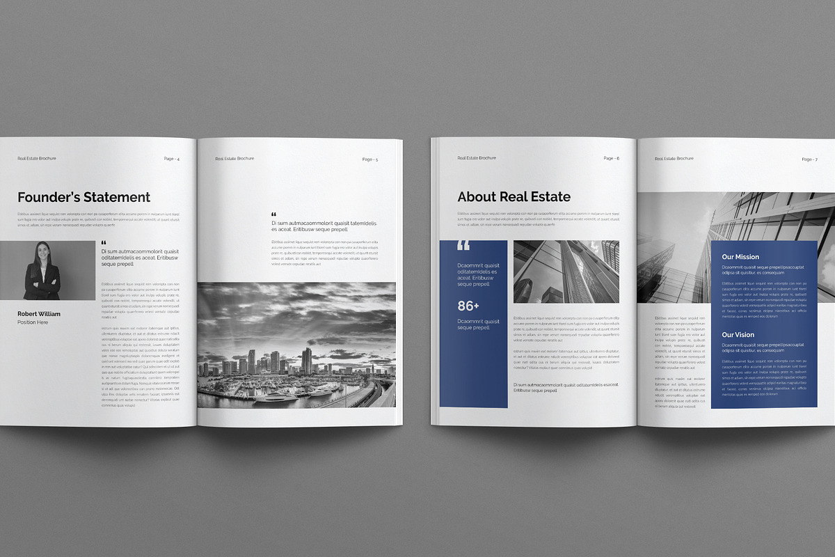 Real Estate Brochure, a Brochure Template by E-Type (Photo 3 of 7)