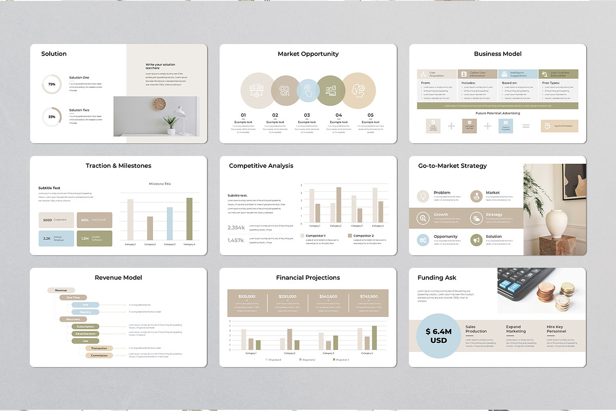 Business Pitch-Deck PowerPoint, a Presentation Template by Design Vault (Photo 3 of 4)