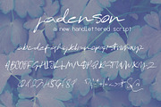 Jadenson Font, a Script Font by SophieSaxo (Thumbnail 8 of 8)