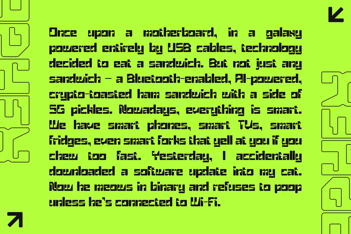 CS Aphex Drawn, a Sans Serif Font by Craft Supply Co. (Photo 3 of 8)