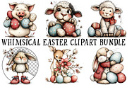 Whimsical Easter Clipart Bundle, an Illustration by OK Design (Thumbnail 2 of 6)