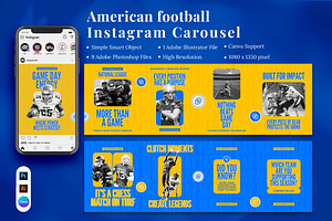 American Football Instagram Carousel