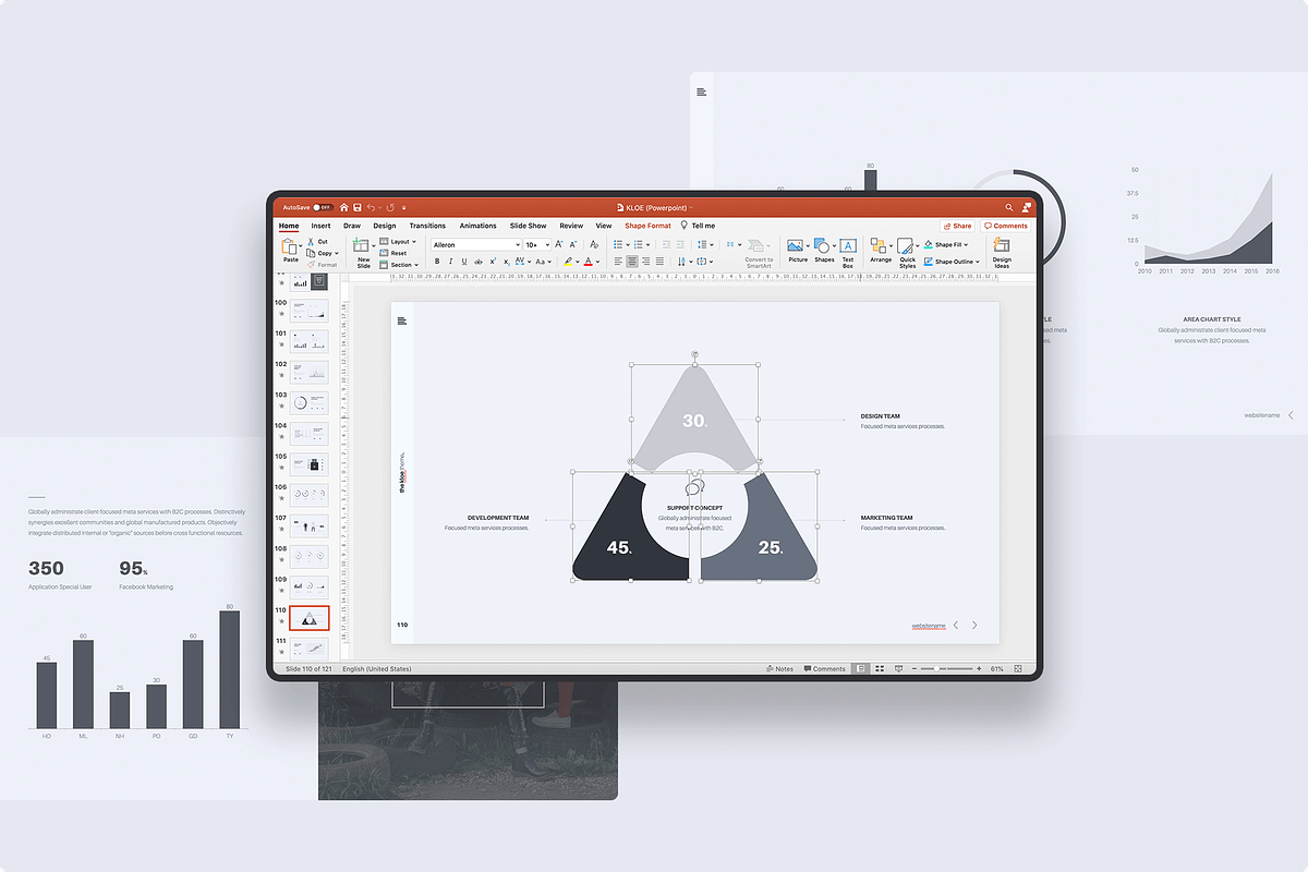 KLOE - Minimal Presentation Template, a Presentation Template by SimpleSmart (Photo 5 of 9)